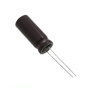ตัวเก็บประจุแบบ Through Hole ยี่ห้อ Manufacturer Channel รุ่น 390 uF UPM1V391MPD ชนิด CAP ALUM ความจุ 390UF 20% 35V แบบขาเสียบ - Product Image 1