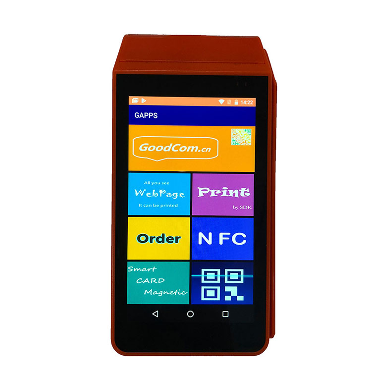 Портативный Умный 4G Мобильный платеж Android сенсорный экран POS устройство с 58 мм термальным чековым принтером штрих-кода система точки продажи