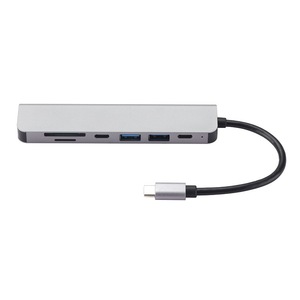 <b>USB</b> <b>Hub</b> 7 Ports Type C PD100W HDMI 2.0 Aluminum Alloy With SD Card Reader For Laptop Computer - Product Image 1