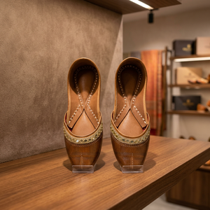Zapatos de Cuero Genuino Personalizados para Mujer, Bordados, a la Moda, Ligeros, Cómodos, con Logotipo Personalizado, Tradicionales para Fiestas - Product Image 1