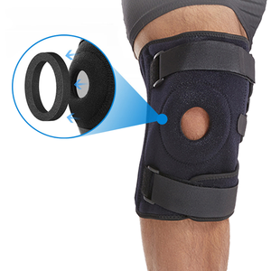 Ginocchiera traspirante ad <span class=keywords><strong>alta</strong></span> elasticità regolabile <span class=keywords><strong>rotula</strong></span> e supporto menisco per l'alpinismo - Product Image 1