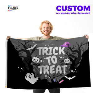 Настраиваемый двусторонний уличный флаг 3x5 футов с вашим логотипом/дизайном/текстом, полиэстер, без флагштока, персонализированная печать - Product Image 3