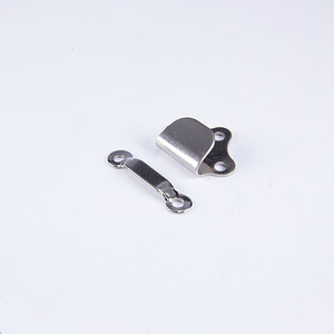 T116 Nickel Plated Apparel Trouser <b>Hook</b> 2 Parts Waistband <b>Hook</b> Fastener For Trousers Repair - Product Image 4