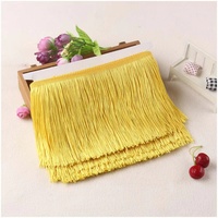 En gros 10-20CM Polyester Double Fil Épaisseur Gland Garniture Frange Gland pour Robe Décoration