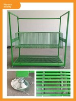 Fabricants de meubles sur mesure pour toute la maison, directement de l'usine, rayonnage en panneaux métalliques verts en surplus, rayonnage de stockage à grandes planches, robuste