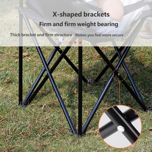 Custom Logo Printed Eco-Friendly Folding Camping <b>Chair</b> Portable Outdoor <b>Beach</b> <b>Chair</b> Cup Holder Lightweight Fishing Workshop - Product Image 5