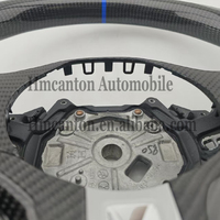 Nouveau produit Volant en cuir perforé en fibre de carbone pour BMW G20 G28 G29 G30 G32 G38 G11 Volant de voiture