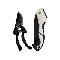 Juego de Herramientas de Jardinería Premium, Tijeras de Podar de Acero SK-5 y Sierra Manual Plegable para Mantenimiento de Huertos, Sierra para Recortar Ramas