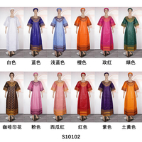 Nouvelle robe pour femme de haute qualité avec écharpe, design brodé Bazin Riche africain personnalisé