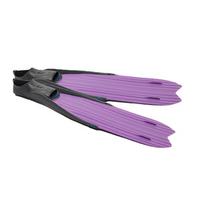V.DIVE Profesional Tahan Lama Ramah Lingkungan Anti-Selip Desain Saku Sirip Panjang Freediving Karet Bagian Atas Kekakuan Sedang Dalam 2-Piece - Product Image 1