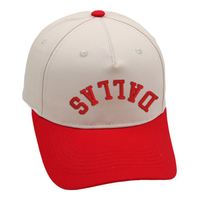 Casquette de baseball à 5 panneaux bicolore en coton avec logo brodé 3D personnalisé pour hommes – Style sport et course