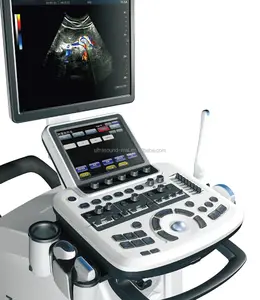 Sistema de diagnóstico ultrassônico digital completo, sistema Doppler de cores para humanos e veterinários