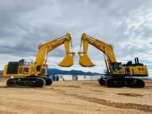 Excavatrice sur chenilles de haute qualité de 122 tonnes, modèle PC1250, jaune, équipement de construction lourd - Product Image 5