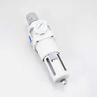 Filtre-régulateur d'air comprimé pneumatique en alliage d'aluminium de grande taille 3/4'' 1'' AW5000-06 AW5000-10 avec manomètre