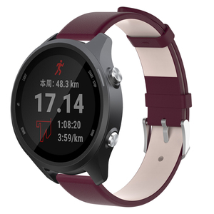 Cinturino di ricambio in pelle alla moda per <span class=keywords><strong>Huawei</strong></span> GT/<span class=keywords><strong>GT2</strong></span> 42mm 20mm cinturino per orologio larghezza cinturino da polso liscio - Product Image 1