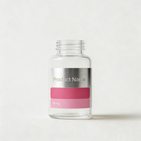 Étiquettes autocollantes personnalisées en vinyle adhésif imperméable pour flacons de 3 ml, avec code-barres et hologramme, résistantes à la chaleur et à forte adhérence pour la personnalisation