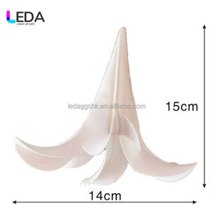 Tête de lys en tissu artificiel, élégante décoration suspendue pour mariage et hôtel, couleur et taille personnalisées - Product Image 2