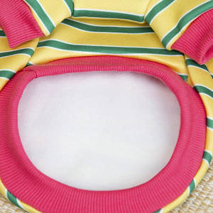 A righe <span class=keywords><strong>Beat</strong></span> vestiti per animali domestici per cani gatti autunno inverno giacca calda in pile vestito per cuccioli felpa felpa con cappuccio per cani vestiti carini per cani - Product Image 6