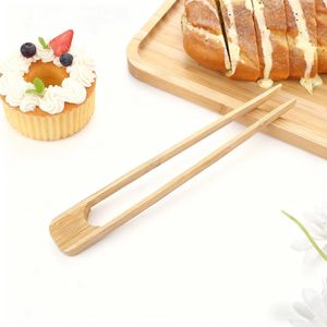 Ensemble de pinces à salade en bambou Lishui, ustensiles de cuisine en bambou naturel pour la maison et la restauration - Product Image 2