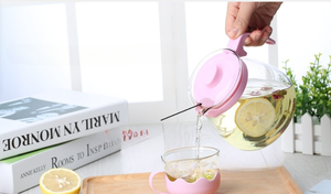 Infuseur <span class=keywords><strong>en</strong></span> <span class=keywords><strong>verre</strong></span> épaissi de haute qualité 1000ml ensemble d'eau et de café <span class=keywords><strong>bouteille</strong></span> sous vide avec <span class=keywords><strong>théière</strong></span> à bulles pour les festivals et les expositions - Product Image 3