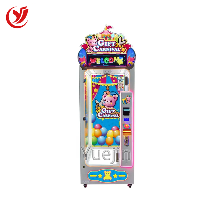 Coin-Operated Lucky 7 Draw Game Plush Toys Arcade Claw Machine Entertainment & Gift Machine