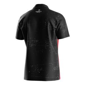 T-shirt de sport à séchage rapide de haute qualité pour hommes, t-shirt polo surdimensionné, chemises de bowling rétro - Product Image 2