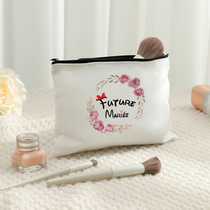 <span class=keywords><strong>Borsa</strong></span> per il Trucco Personalizzata con Motivo 'Team <span class=keywords><strong>Future</strong></span> Bride' per Addio al Nubilato, <span class=keywords><strong>Borsa</strong></span> da Viaggio per Toilette - Product Image 4