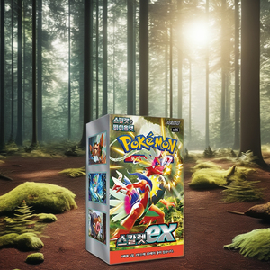 Venta caliente auténtica versión coreana para el paquete de expansión de tarjetas de Pokemon Scarlet EX Scarlet Violet-30 paquetes por caja Buen Estado - Product Image 2