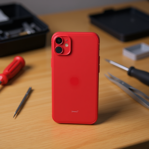 Carcasa Trasera Roja para iPhone 12 Mini con Chasis, Pieza de Repuesto - Product Image 3