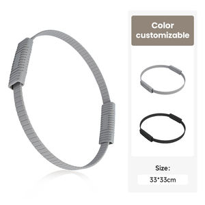 Wholesale Silicone Pilates <b>Ring</b> Yoga Resistance <b>Circle</b> Fitness Training Equipment for Gym Studio Home Workout Custom Logo - Product Image 4