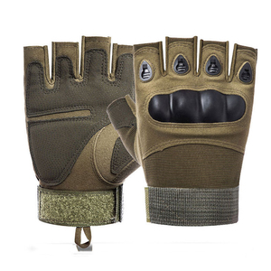 Guantes anticorte de medio dedo para nudillos duros, caza al aire libre, tiro al aire libre, Fitness, senderismo, guantes protectores - Product Image 4