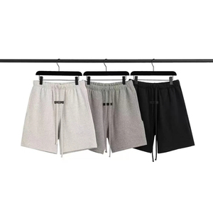 Pantalones Cortos de Algodón para Hombre High Street, Oversize, de Algodón Pesado, Estilo Deportivo, con Cordón Largo, Streetwear, Fear of Style, Foggy Shorts - Product Image 2