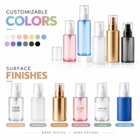 Flacon vaporisateur facial 50ml 60ml 80ml 100ml 120ml en PET transparent avec pulvérisateur à brume fine, emballage cosmétique vide en plastique