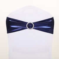 Nœuds et liens décoratifs élastiques en spandex pour chaises avec boucle coulissante – Idéal pour mariages, banquets et usage domestique