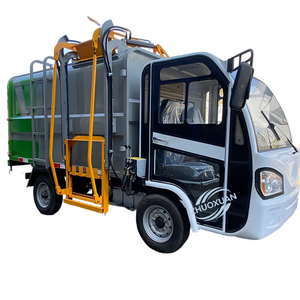 Camión de Basura Eléctrico Automático 4x2 con Carga y Descarga Automática, Vehículo de Saneamiento con Motor para Recolección de Residuos Urbanos - Product Image 1