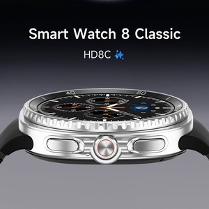 สมาร์ทวอทช์คุณภาพสูง Watch8 Classic ดีไซน์ขอบหน้าปัดหมุนได้ สวยงามโดดเด่น รองรับ FitCloudPro นาฬิกาสมาร์ทวอทช์ 8 Classic สำหรับเล่นกีฬา ทนทาน - Product Image 2