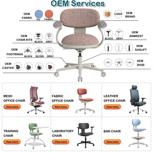 Ghế làm đẹp, ghế văn phòng, ghế spa, ghế y tế da hiện đại, thiết kế công thái học, có thể điều chỉnh độ cao, xoay được - Product Image 4