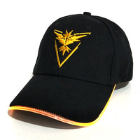 Gorra de béisbol con luz LED programable personalizada y muestra gratis, gorra deportiva impermeable, bordada a mano, fabricante recargable Led