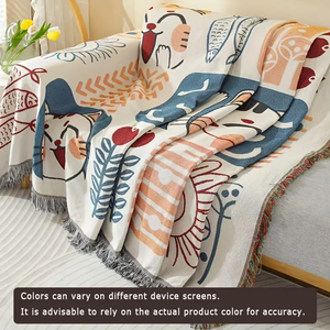 Funda de sofá <span class=keywords><strong>reversible</strong></span> para sala de estar Gato de dibujos animados Estilo lindo Toalla de sofá - Product Image 5