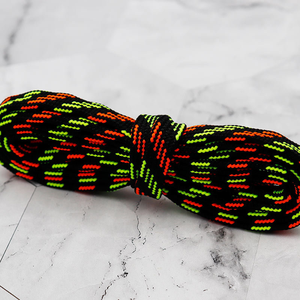 Hengfeng nguồn linh hoạt vải trắng Giày dây năm hình đường chéo màu dây giày phẳng ba màu làm bằng polyester bền - Product Image 2