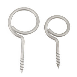 Anneaux <span class=keywords><strong>de</strong></span> fixation pour câbles, crochets à œil, boulons filetés, <span class=keywords><strong>vis</strong></span> en queue <span class=keywords><strong>de</strong></span> <span class=keywords><strong>cochon</strong></span> en acier galvanisé - Product Image 3