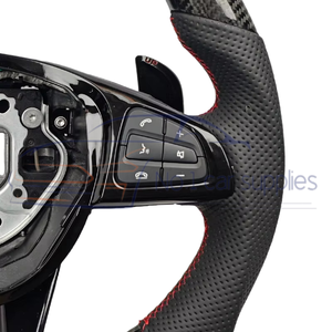 Volant sport modifié en fibre de carbone Red Label pour Mercedes Benz C GLC E S CLS <span class=keywords><strong>AMG</strong></span> ZC-205-P-1234 - Product Image 4