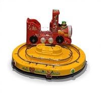 Mesin permainan ayunan mobil dioperasikan koin paling populer anak-anak Swing anak-anak wahana Mini Castle kereta Carousel Mini untuk dijual