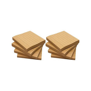 Eco Friendly Recycled Custom Stationery Kraft Paper Post <b>Sticky</b> <b>Note</b> Memo Pads for School Office Home Supplies - Product Image 1