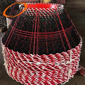 Trampa de cangrejo, langosta, camarón, redes de pesca plegables, negro, pesca plegable - Product Image 2