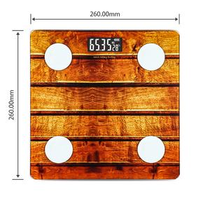 Bluewill Intelligente Körpergewichts- und Fettanalysewaage 0,05kg Präzision Kabellose App-Funktion Batteriebetrieb LCD-Display 180kg Kapazität - Product Image 3