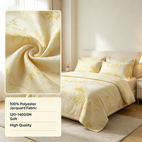 Tissu Jacquard 100% Polyester Anti-rétrécissement et Anti-usure, Poids Personnalisé, Idéal pour la Literie et les Textiles de Maison – Vente Chaude Usine à Prix Abordable