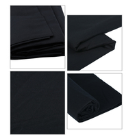 Kain Tekstil Muslin Lukis Tangan 1.6Mx2M Putih Hijau Layar Hijau Chroma Key Latar Belakang Kain Backdrop untuk Pemotretan Studio Foto
