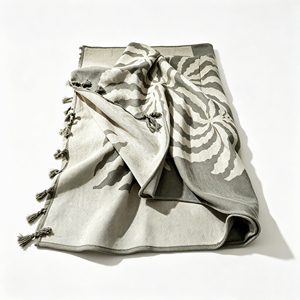 <span class=keywords><strong>Serviette</strong></span> de plage de voyage de luxe la plus vendue, personnalisée, brodée, 100 % coton, absorbante, <span class=keywords><strong>anti</strong></span>-<span class=keywords><strong>sable</strong></span>, écologique, avec pompons - Product Image 1
