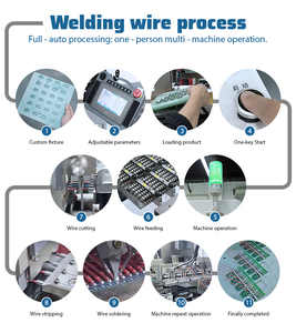 Hoàn toàn tự động PLC kiểm soát hiệu quả cao ổn định dây máy hàn cho PCB board bánh có động cơ - Product Image 6